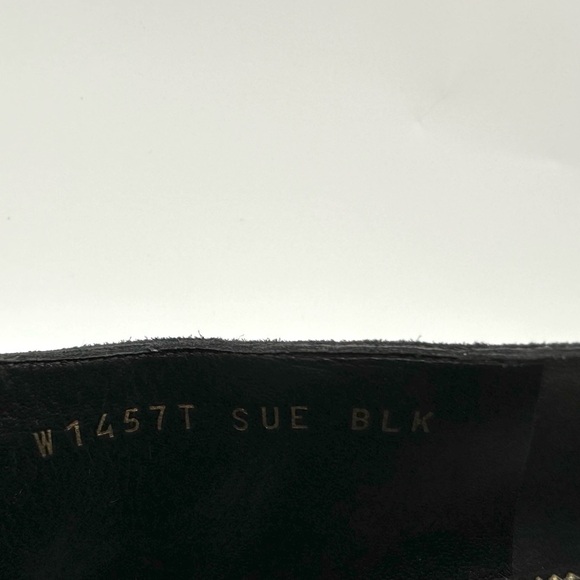 TOM FORD Sue Padlock Suede Ankle Bootie Black - Picture 12 of 15